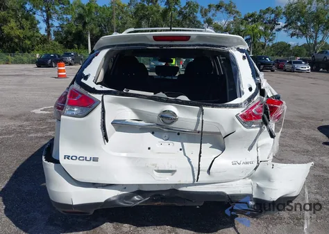 2016 Nissan Rogue Sv z USA, uszkodzony, nr VIN JN8AT2MV1GW141412